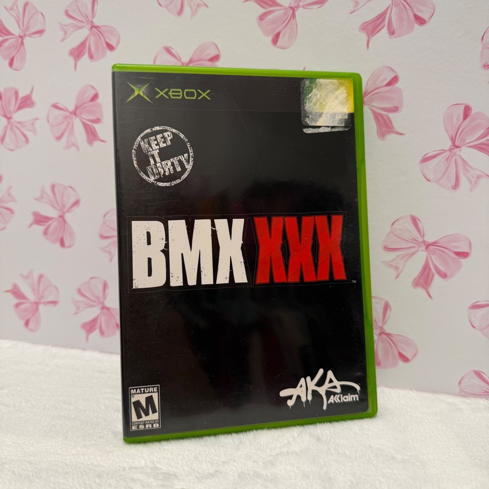 BMX XXX Video Game‎ for Original Xbox Disc Manual Case Complete